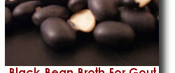 Black Bean Natural Remedy for Gout