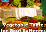 Vegetable Table for Gout Sufferers Photograph