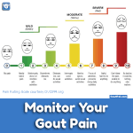 Monitor Your Gout Pain chart