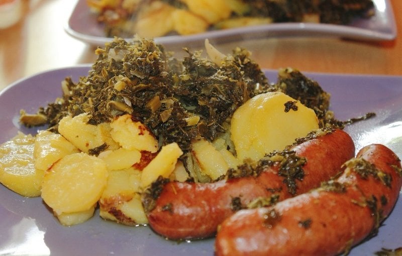 Cooked Kale - Gout Food meal photo